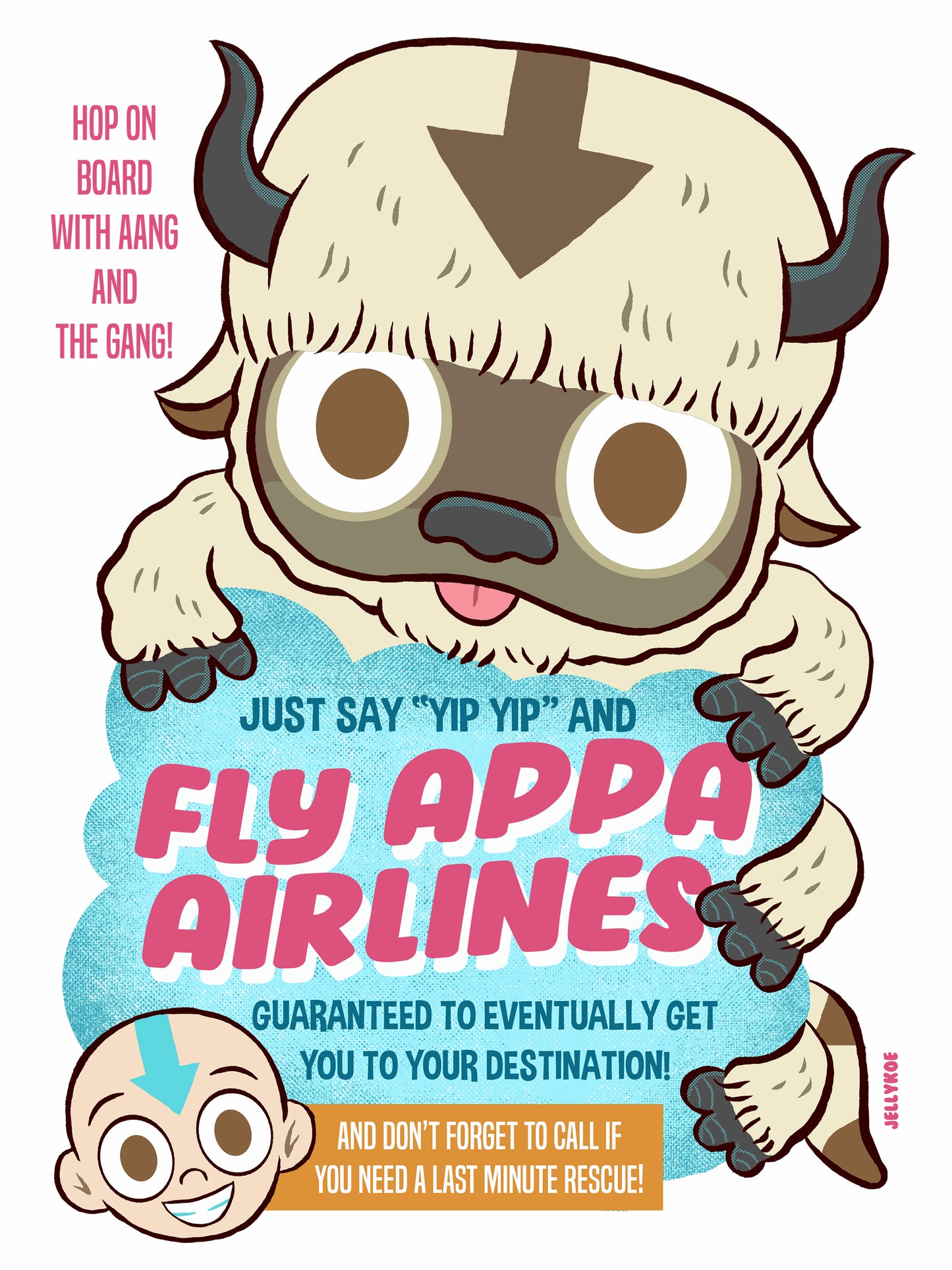 "Appa Airlines" 12 x 16 poster print