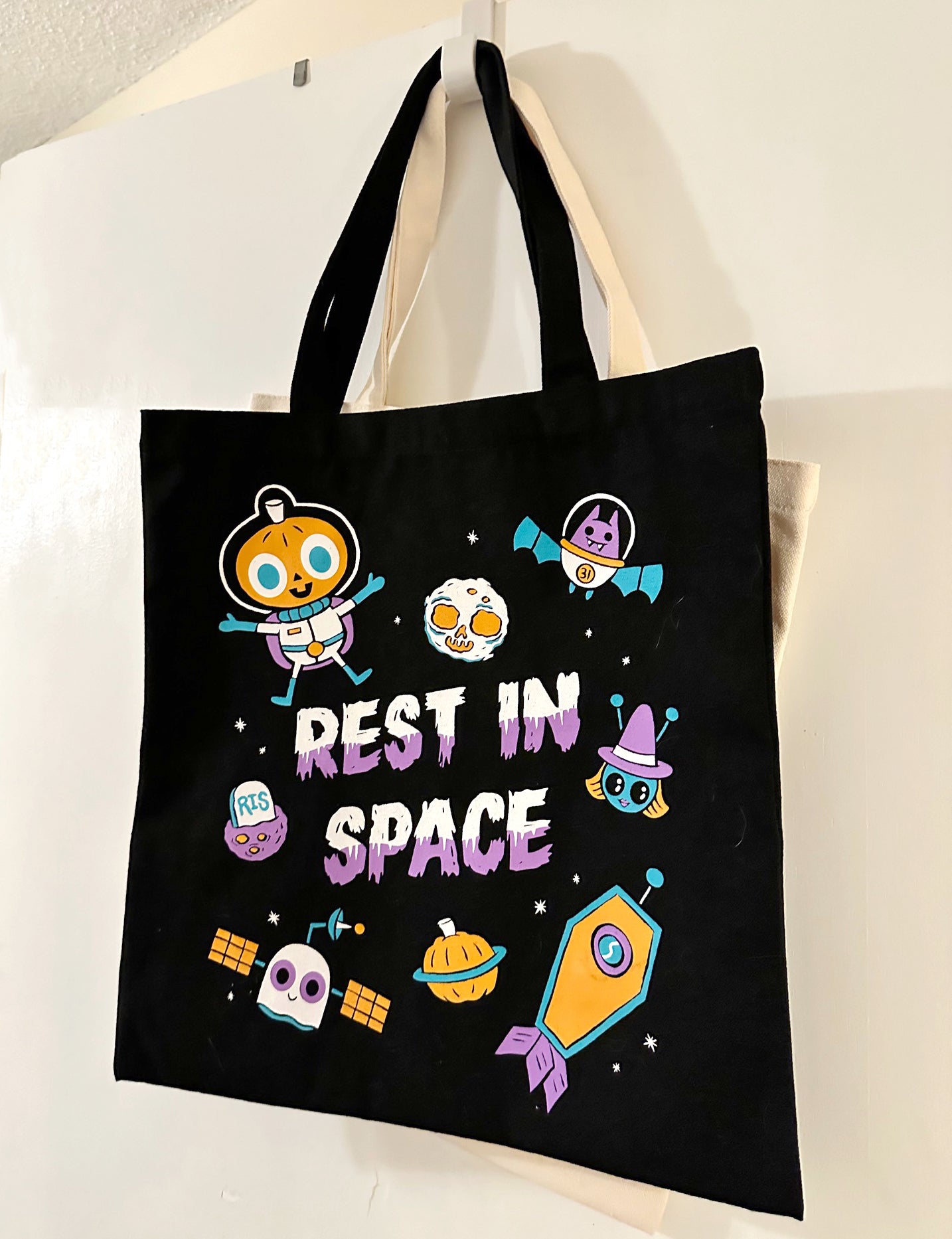 "Rest in Space" Halloween Exclusive Tote bag