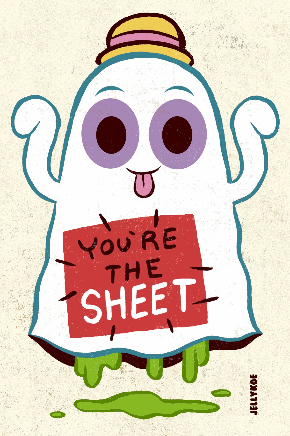 "You're the Sheet" 4 x 6 Valentine