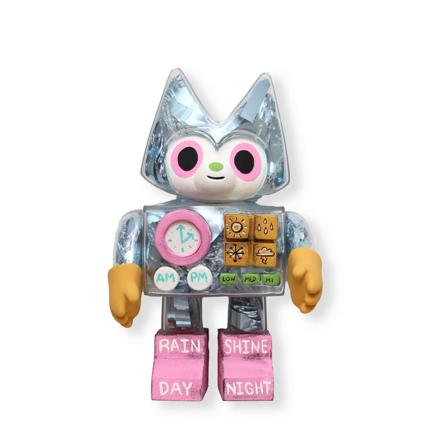 WeatherBot- Jellykoe x Chompton OOAK vinyl figure